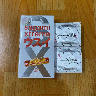 Bao cao su Sagami Xtreme Dots Type gân gai - Hộp 10 cái